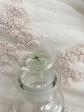 Load image into Gallery viewer, Gorgeous vintage hand painted rose apothecary jar