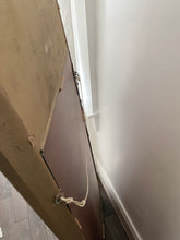 Load image into Gallery viewer, Vintage tall wood bow trumeau mirror