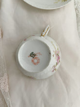 Load image into Gallery viewer, Stunning antiqueGDA Limoges 8 piece set tea cups and saucers