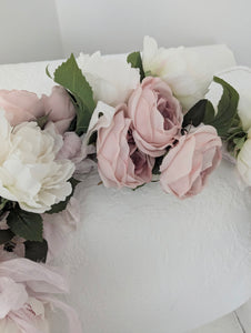 Huge xl handmade faux floral garland