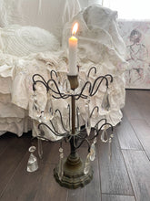 Load image into Gallery viewer, Rare style antique french crystal Girandole