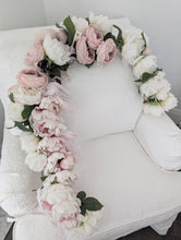 Load image into Gallery viewer, Huge xl handmade faux floral garland