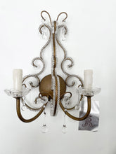 Load image into Gallery viewer, Large new rachel Ashwell couture beaded sconce
