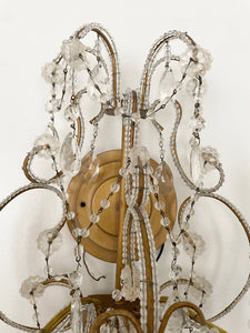 Incredible Italian beaded sconce