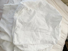 Load image into Gallery viewer, Rachel Ashwell couture new white Matelasse ottoman slipcover