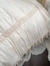 Load image into Gallery viewer, Rare rachel Ashwell couture pink Bemberg king duvet cover