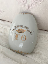Load image into Gallery viewer, Rare antique hand painted crown vase