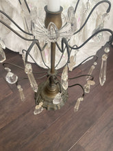 Load image into Gallery viewer, Rare style antique french crystal Girandole