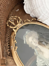 Load image into Gallery viewer, Stunning antique bow framed french lady portrait