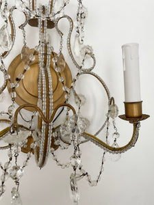 Incredible Italian beaded sconce