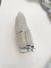 Load image into Gallery viewer, Antique crystal chandelier beaded bulb cover