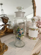 Load image into Gallery viewer, Beautiful hand painted vintage bottle