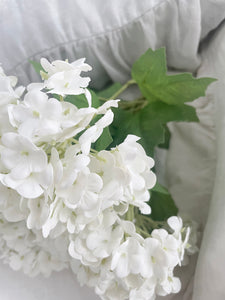 Beautiful bouquet of white real feel hydrangea