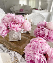 Load image into Gallery viewer, TWO LEFT The most realistic real feel faux pink peony bouquet