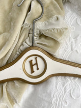 Load image into Gallery viewer, Vintage wood Florentine monogram H hanger