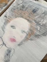 Load image into Gallery viewer, Jorunn Mulen original painting on wood collaboration