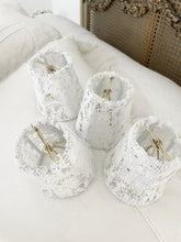 Load image into Gallery viewer, Set of 4 imperfect Cotswold lace chandelier shades