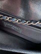 Load image into Gallery viewer, Authentic Chanel jumbo mademoiselle chocolate bar style black lambskin flap vintage bag