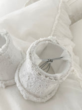 Load image into Gallery viewer, Handmade cotswold lace chandelier shade pair