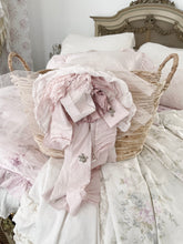 Load image into Gallery viewer, Large basket with handmade ribbon embellishment