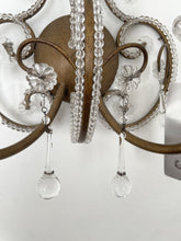 Load image into Gallery viewer, Large new rachel Ashwell couture beaded sconce