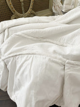 Load image into Gallery viewer, Rachel Ashwell couture damask small squishy ottoman slipcover