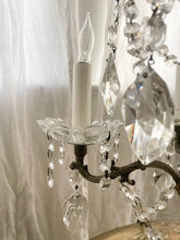 Load image into Gallery viewer, LAST ONE Antique French crystal Girandole