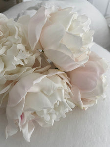 TWO LEFT The most realistic real feel faux pale pink peony bouquet
