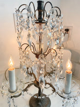 Load image into Gallery viewer, LAST ONE Antique French crystal Girandole