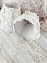 Load image into Gallery viewer, Pair handmade lace linen chandelier shades