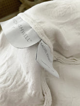 Load image into Gallery viewer, Rachel Ashwell couture damask small squishy ottoman slipcover