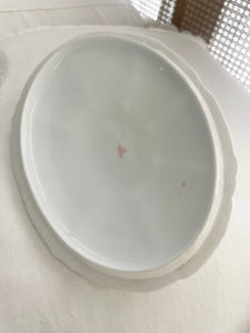 Antique French Limoges gold bow tureen