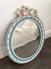 Load image into Gallery viewer, Large vintage French wood barbola mirror
