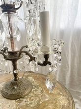 Load image into Gallery viewer, LAST ONE Antique French crystal Girandole
