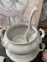 Load image into Gallery viewer, Antique 4 piece ironstone tureen serving set