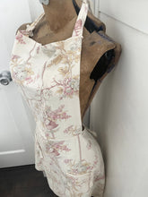 Load image into Gallery viewer, Handmade antique french floral apron