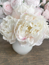 Load image into Gallery viewer, TWO LEFT The most realistic real feel faux pale pink peony bouquet