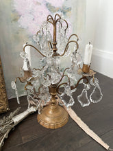 Load image into Gallery viewer, Vintage French crystal Girandole