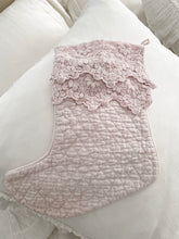 Load image into Gallery viewer, Pink retired Bella notte Olivia lace stocking