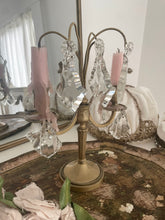 Load image into Gallery viewer, Rare perfect petite antique crystal Girandole