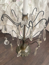 Load image into Gallery viewer, Rare style antique french crystal Girandole