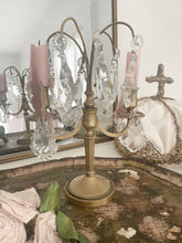 Load image into Gallery viewer, Rare perfect petite antique crystal Girandole