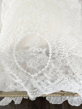 Load image into Gallery viewer, Handmade French lace and silk boudoir pillow