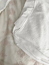 Load image into Gallery viewer, Rachel Ashwell couture Matelasse and white denim new cushion slipcover