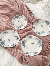 Load image into Gallery viewer, Set of 4 stunning antique English floral large plates