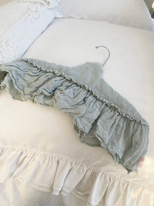 Handmade linen gauze hanger cover
