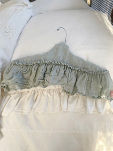 Handmade linen gauze hanger cover