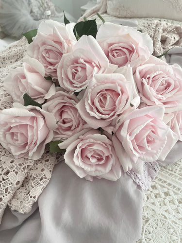Bouquet of like real feel faux garden roses