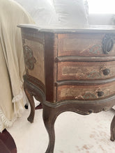 Load image into Gallery viewer, Antique wood Florentine chest