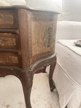 Load image into Gallery viewer, Antique wood Florentine chest